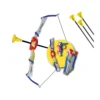 Set Arciere per Bambini Arco Pieghevole in Plastica 3 Frecce a Ventosa Bimbi