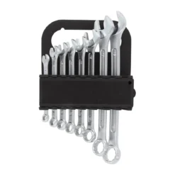 Set 8 chiavi Combinate da 6-19 mm Occhio e Fisse Forchetta Professionali Acciaio