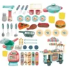 Set Cucina Giocattolo Fast Food per Bambini Completa con Accessori