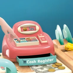 Set Cucina Giocattolo Fast Food per Bambini Completa con Accessori