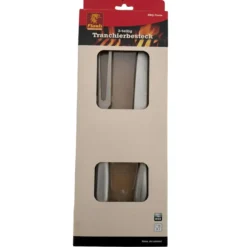 Set da Taglio per Barbecue Acciaio Inox Coltello Forchetta 33 cm