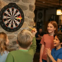 Set Freccette Magnetiche con Bersaglio Doppia Faccia per Bambini