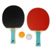 Set Ping Pong 2 Racchette 2 Palline Custodia Inclusa Tennis da Tavola