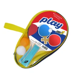 Set Ping Pong 2 Racchette 2 Palline Custodia Inclusa Tennis da Tavola