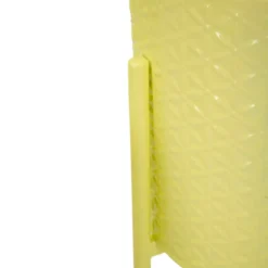 Set 3 Portavasi in Metallo Giallo 36-30-24 cm da Interno Porta Piante