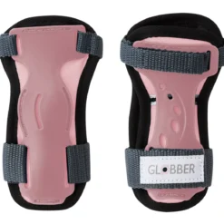 Set Protezioni Bambini XS Gomiti Ginocchia Polsi Rosa Monopattino