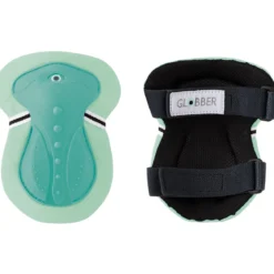 Set Protezioni per Bambini XXS per Gomiti Ginocchia Polsi Verde Menta
