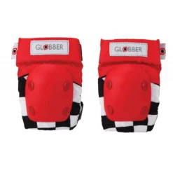Set Protezioni per Bimbo Rosso Ginocchiere e Gomitiere per Bici e Pattini