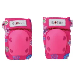 Set Protezioni Rosa per Bimbo Ginocchiere Gomitiere per Bicicletta XXS