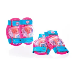 Set Protezioni Winx Ginocchiere Gomitiere Bambina Bicicletta Pattini Monopattino