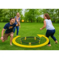 Set Rete Bouncing per Giardino Bambini e Adulti con Palline Incluse