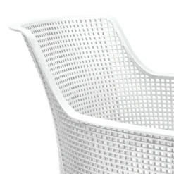 Set 6 Sedie da Esterno Keter Bianco Impilabili Resistenti UV Moderne
