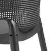 Set 6 Sedie da Esterno Keter Grafite Impilabili Resistenti UV Moderne