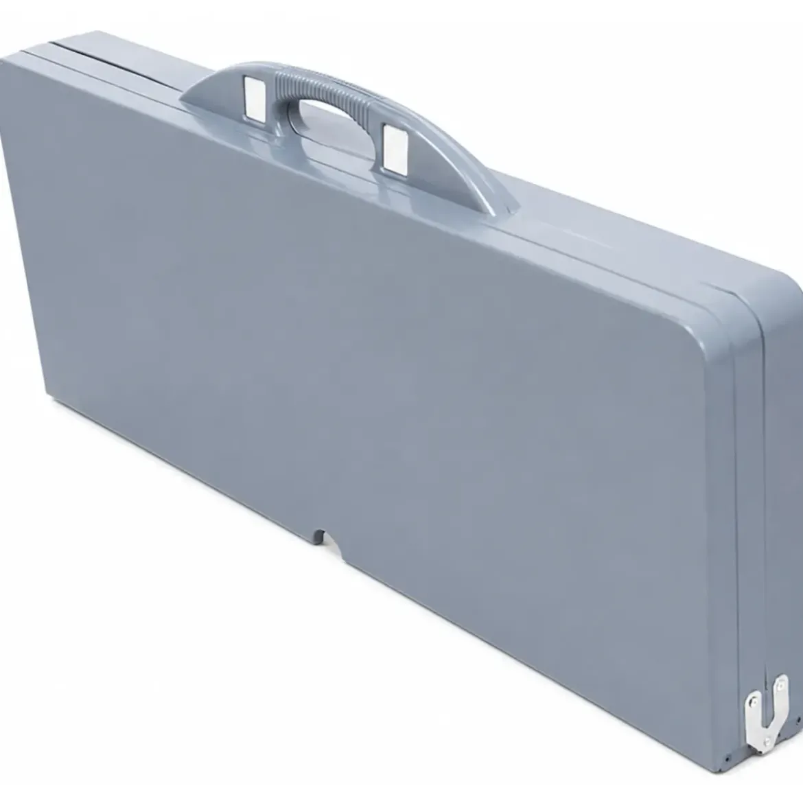 Set Tavolo Pieghevole con 4 Sgabelli in Alluminio Grigio Pic Nic