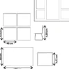 Set Tavolo 140x80 4 Sedie da Giardino Metallo Bianco con Cuscini Lilla