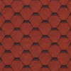 Set Tegole Bituminose Copertura Casette da Giardino 12 m2 Rosso