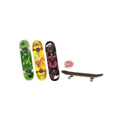 Skateboard Bambini Legno Acero 80 cm 9 Strati con Ruote ABEC1 Colorato