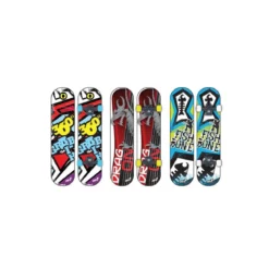 Skateboard per Bambini in Legno 80 cm Grafiche Colorate Ruote ABEC1