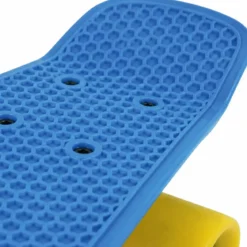 Skateboard 57x15 Azzurro con Cuscinetti ABEC7 in Polipropilene