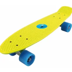 Skateboard 57x15 Giallo con Cuscinetti ABEC7 in Polipropilene