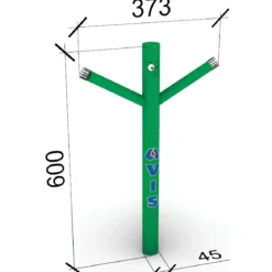 Sky Dancer gonfiabile 6 metri Pubblicita con motore aria Luci Led Telecomando