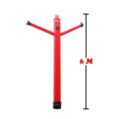 Sky Dancer gonfiabile 6 metri Pubblicita con motore aria Luci Led Telecomando