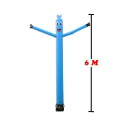 Sky Dancer gonfiabile 6 metri Pubblicita con motore aria Luci Led Telecomando