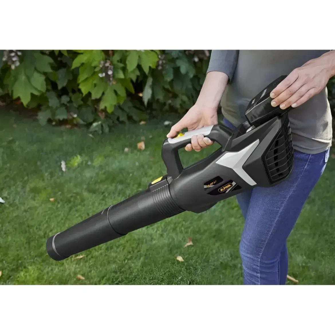 Soffiatore a Batteria 20V 4Ah Leggero per Pulizia Giardino Portatile