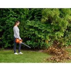Soffiatore Black+Decker Assiale Elettrico 1850W a Filo Pulizia Giardino