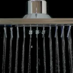 Soffione a Led Quadrato per doccia 22x22 cm Sensore infrarossi