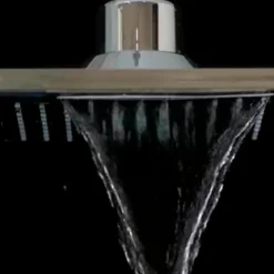 Soffione a Led Quadrato per doccia 22x22 cm Sensore infrarossi