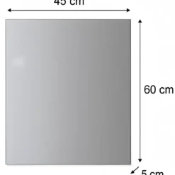 Specchio da Bagno 45x60 cm a Filo Lucido Reversibile