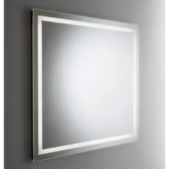 Specchio da Bagno 100x70 Rettangolare Reversibile con Retroilluminazione