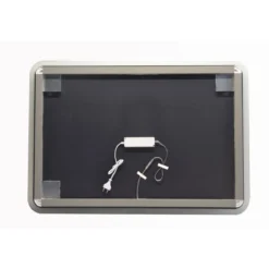Specchio Retroilluminato a Led 80x60 Rettangolare Reversibile per Bagno