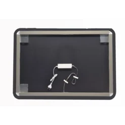 Specchio Rettangolare 90x110 con Illuminazione Perimetrale da Bagno Moderno