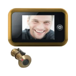 Spioncino Digitale 110° Ottone Lucido 3,5" Porte 40–110 mm Attacco Jack