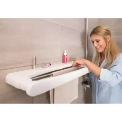 Stendibiancheria Estensibile 70cm in Alluminio da Parete Salvaspazio