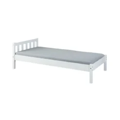 Struttura Letto Singolo 90x200 Bianco una Piazza Cameretta Bimbi Camera da Letto