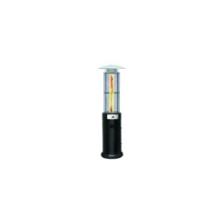 Stufa a Fungo 11Kw da Esterno con Vetro Gas GPL Patio Terrazzo con Ruote Bombola