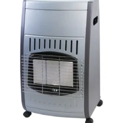 Stufa a Gas Infrarossi 4.2 Kw Portatile 3 Livelli con Regolatore Nero