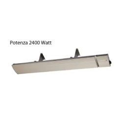 Stufa a Infrarossi da Esterno 2400W con Telecomando Riscaldatore a Soffitto