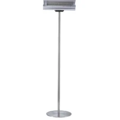 Stufa a Infrarossi da Terra 2000W Riscaldatore Esterno con Piantana