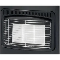 Stufa a Infrarossi Gas 4200W GPL Portatile con Ruote Nero per Interni