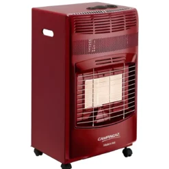 Stufa a Infrarossi Gas 4100W Portatile Bordeaux Valvola di Sicurezza