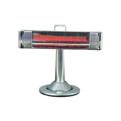 Stufa al Carbonio Infrarossi 900w Oscillante Caldo Bagno Basso Consumo 2 Potenze