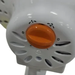Stufa a Parabola 1000W Oscillante Piantana Fibra di Carbonio Bianco