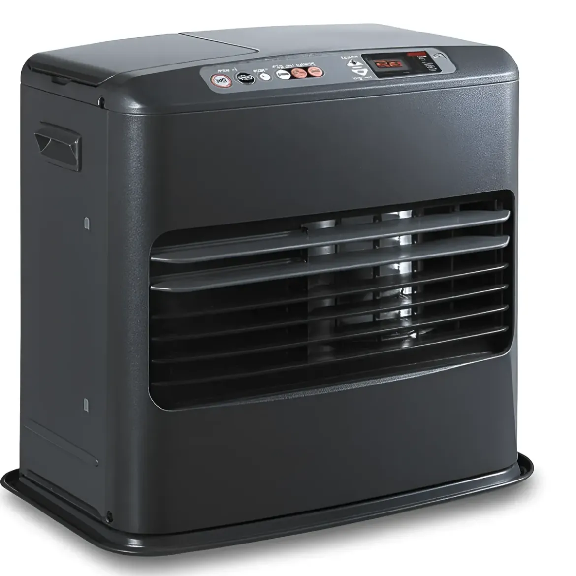Stufa a Petrolio Elettrica 4600 W Nero Ventilata Programmabile