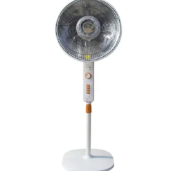 Stufa Elettrica al Carbonio 900W Ventilatore per Riscaldamento Oscillante