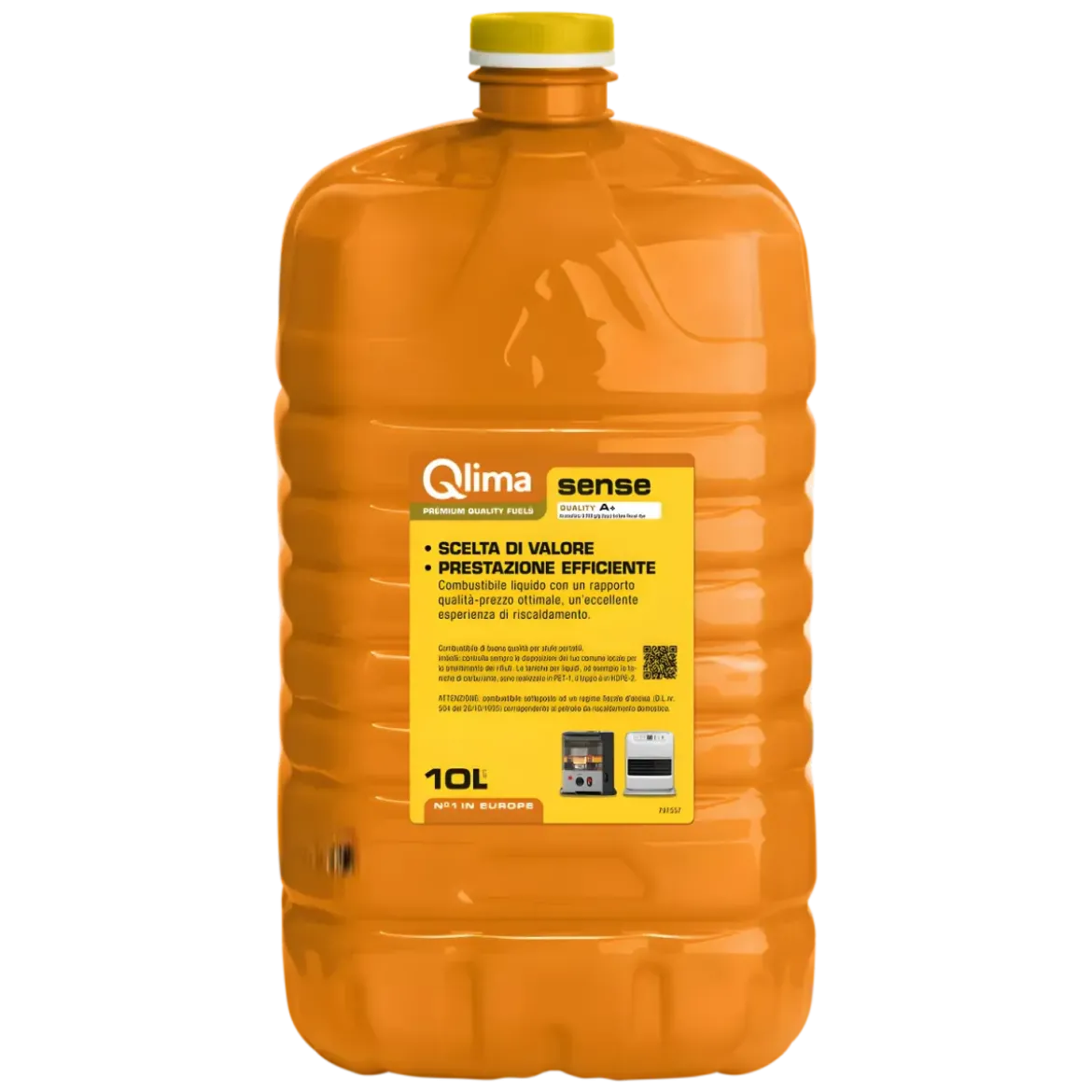 Tanica PET Riciclabile 10L Combustibile Liquido Paraffina per Stufe