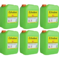 6 Taniche Bioetanolo Naturale 10L Combustibile Ecologico per Biocamini